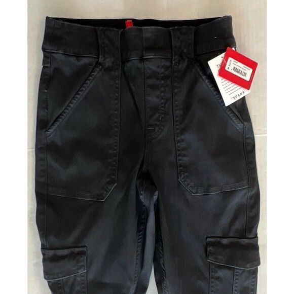 Spanx Stretch Twill Ankle Cargo Pant Washed Black Womens XS 20311R New NWT - Picture 12 of 16